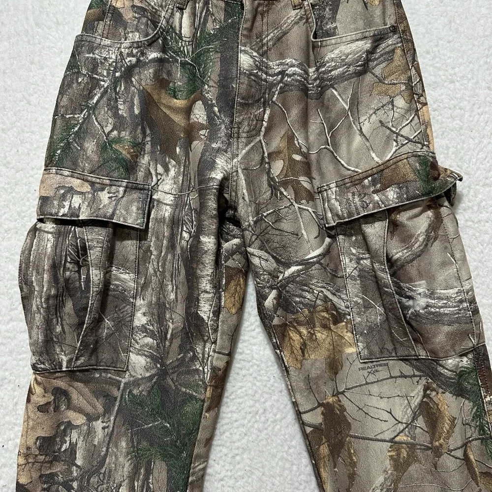 Cabelas Real Tree Men's REG Camo Hunting Cargo Outdoor Pants Size‎ 30